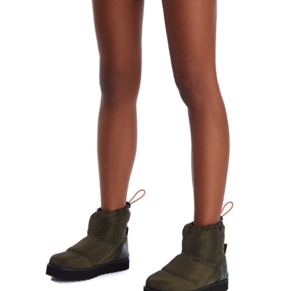 Size 9 - New LARROUDE Olive Green Montana Winter Boots for Women